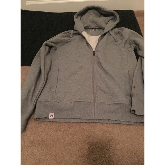 Russell Athletic Other - Russell Men's ActiveWear Zip Up Sweatshirt Hoodie Jacket Size S 34-36 Gray